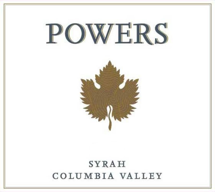 Powers Syrah 2014 Front Label