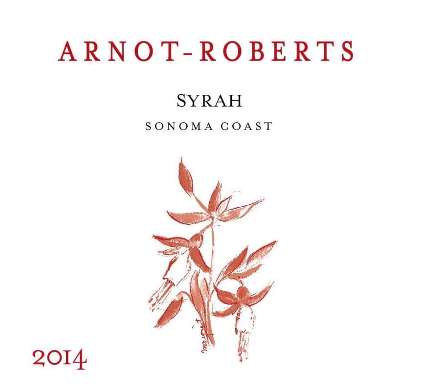 Arnot-Roberts North Coast Syrah 2014 Front Label