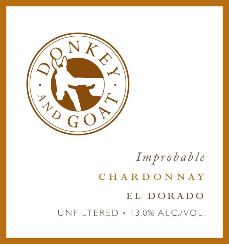 Donkey & Goat Improbable Chardonnay 2014 Front Label