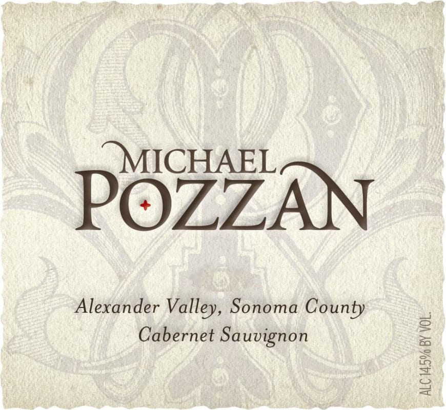 Michael Pozzan Sonoma County Cabernet Sauvignon 2014 Front Label
