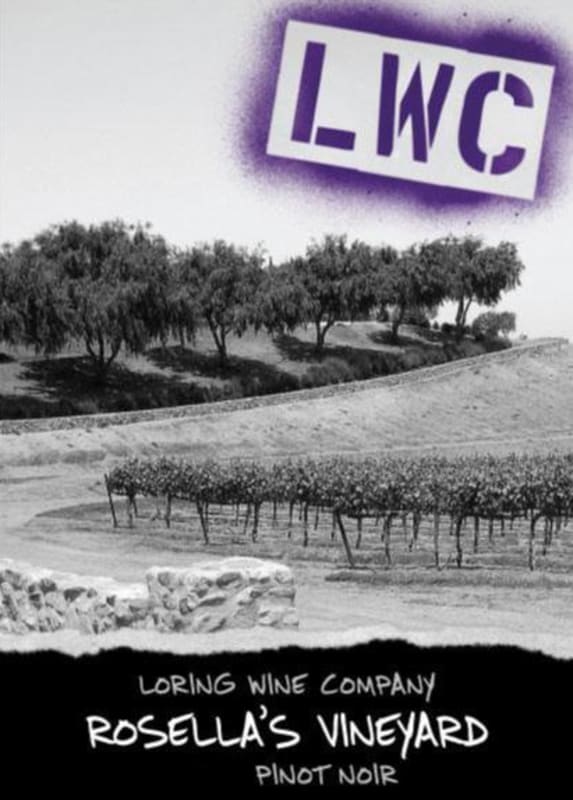 Loring Wine Company Rosellas Pinot Noir 2014 Front Label