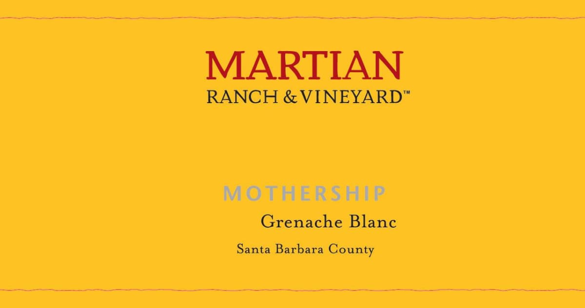 Martian Mothership Grenache Blanc 2014 Front Label
