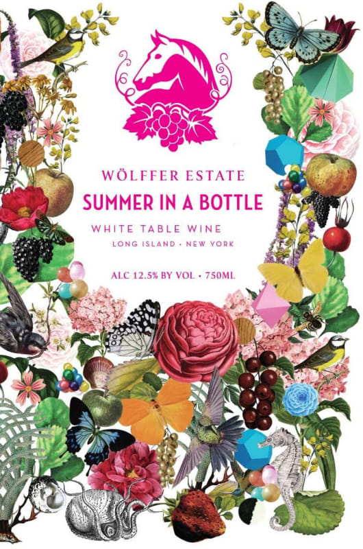 Wolffer Summer in a Bottle White 2015 Front Label