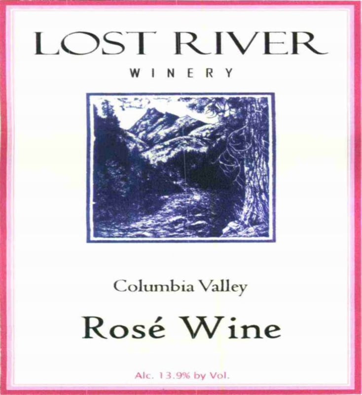 Lost River Winery Rose 2015 Front Label