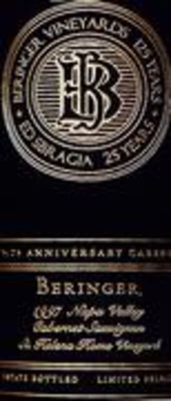 Beringer St. Helena Home Vineyard Cabernet Sauvignon 1997 Front Label
