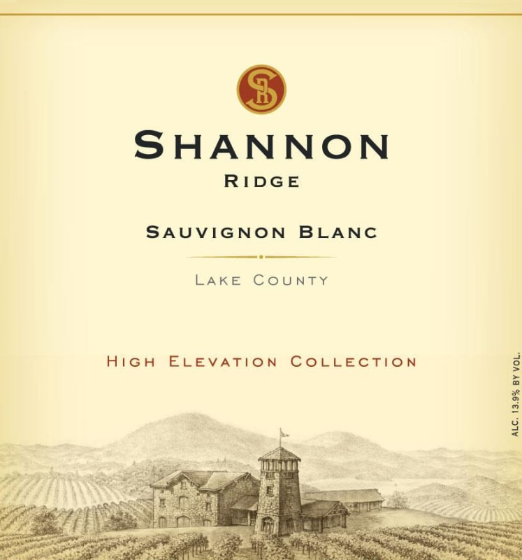 Shannon Ridge Sauvignon Blanc 2015 Front Label