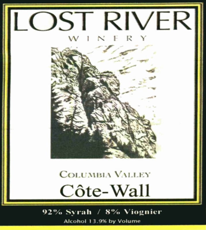 Lost River Winery Cote Wall 2012 Front Label