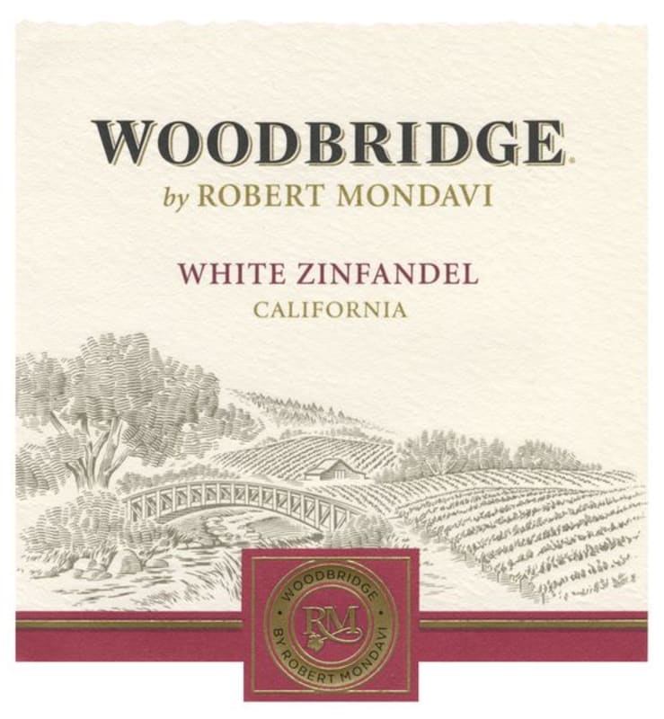 Woodbridge White Zinfandel 2015 Front Label