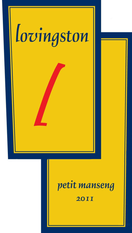 Lovingston Winery Petit Manseng 2011 Front Label