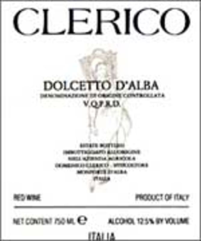 Domenico Clerico Langhe Dolcetto Visadi 2000 Front Label