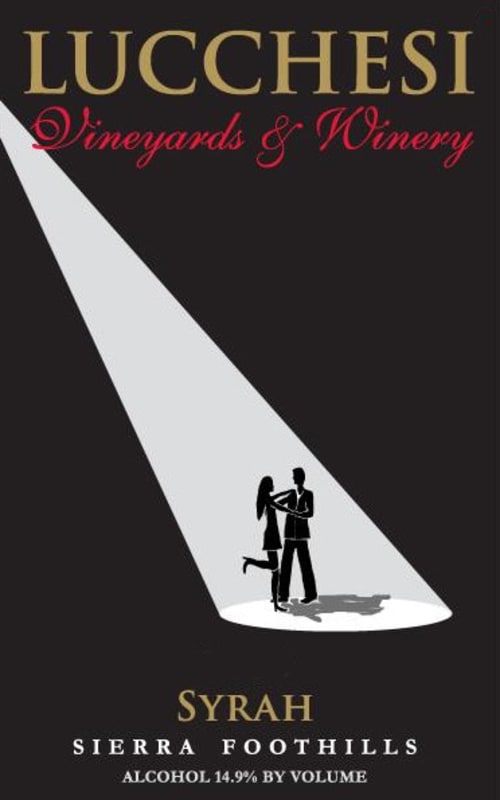 Lucchesi Vineyards & Winery Syrah 2012 Front Label