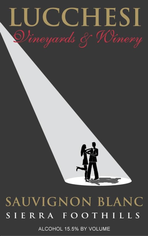 Lucchesi Vineyards & Winery Sauvignon Blanc 2014 Front Label