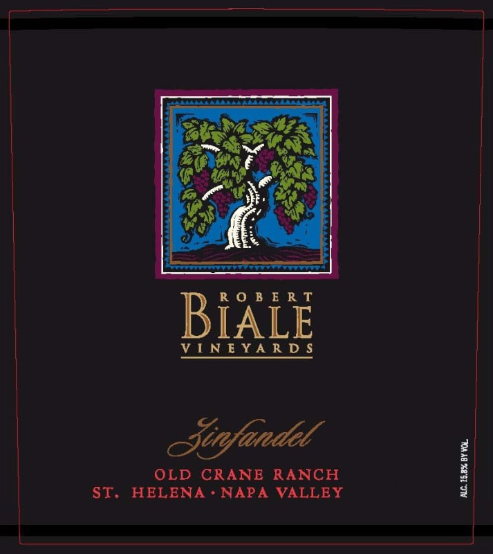 Robert Biale Vineyards Old Crane Ranch Zinfandel 2010 Front Label