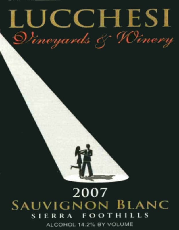 Lucchesi Vineyards & Winery Sauvignon Blanc 2007 Front Label