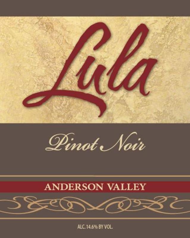 Lula Cellars Pinot Noir 2013 Front Label