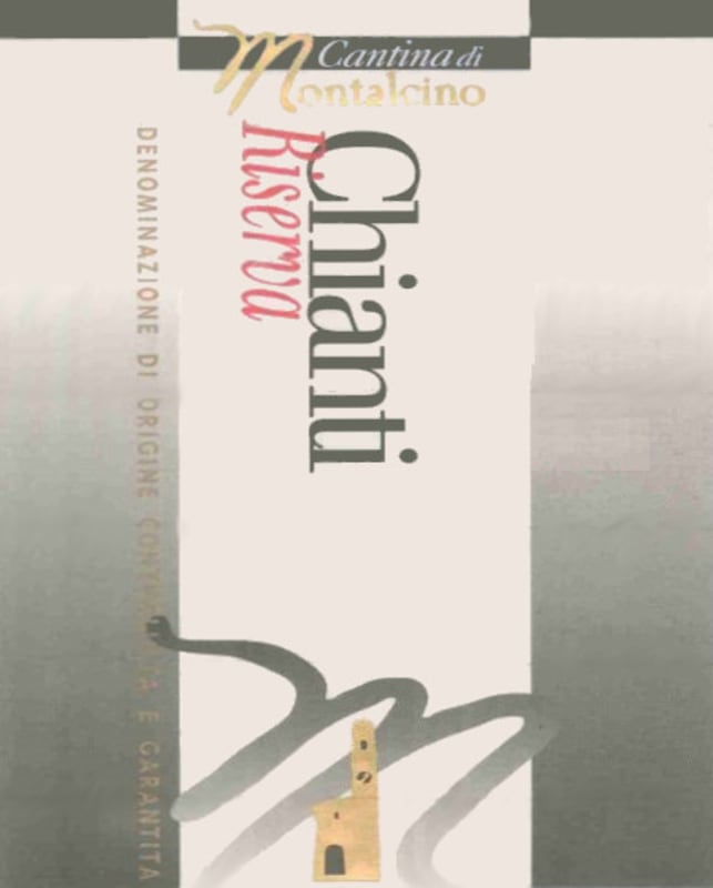 Cantina di Montalcino Chianti Riserva 1997 Front Label