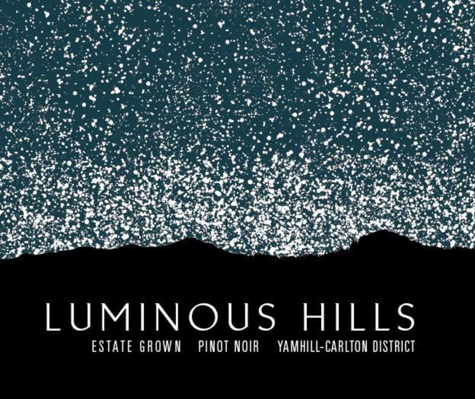 Luminous Hills Estate Grown Pinot Noir 2012 Front Label