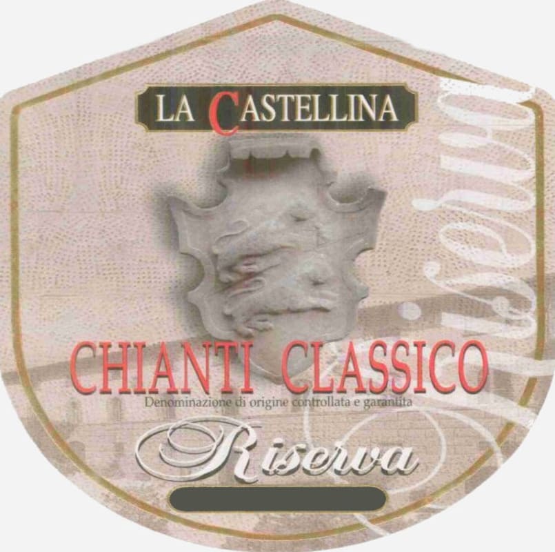 La Castellina Chianti Classico Riserva 1999 Front Label