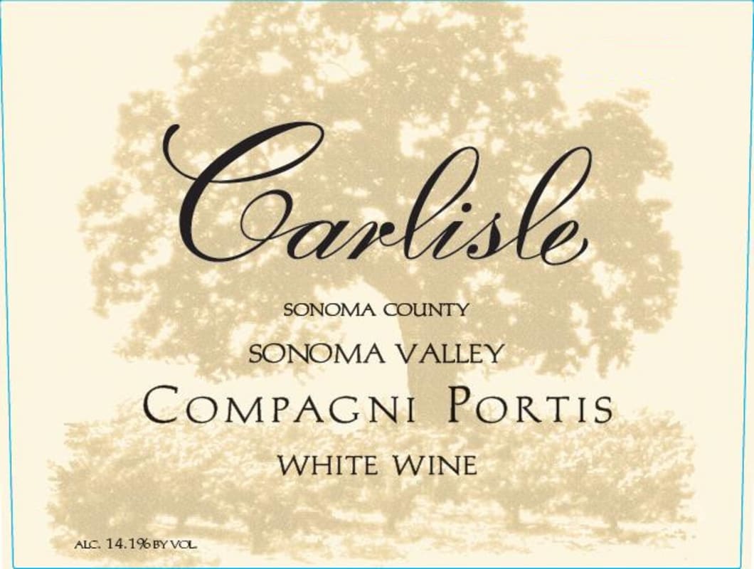 Carlisle Compagni Portis White Wine 2013 Front Label