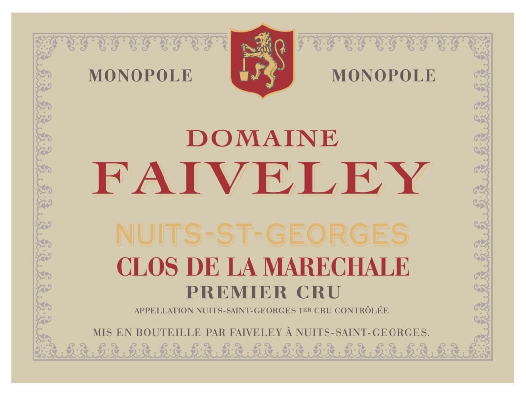 Faiveley Nuits-Saint-Georges Clos de la Marechale Premier Cru 1999 Front Label