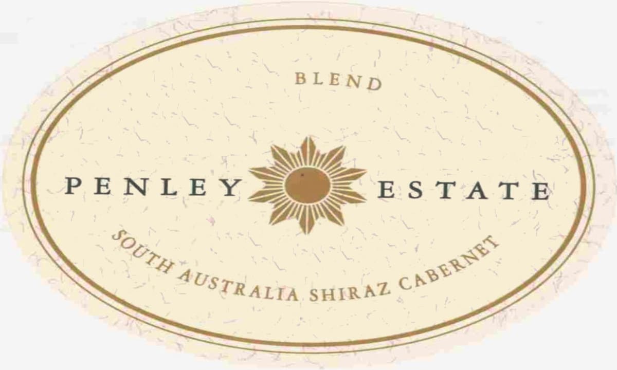 Penley Shiraz Cabernet 2000 Front Label
