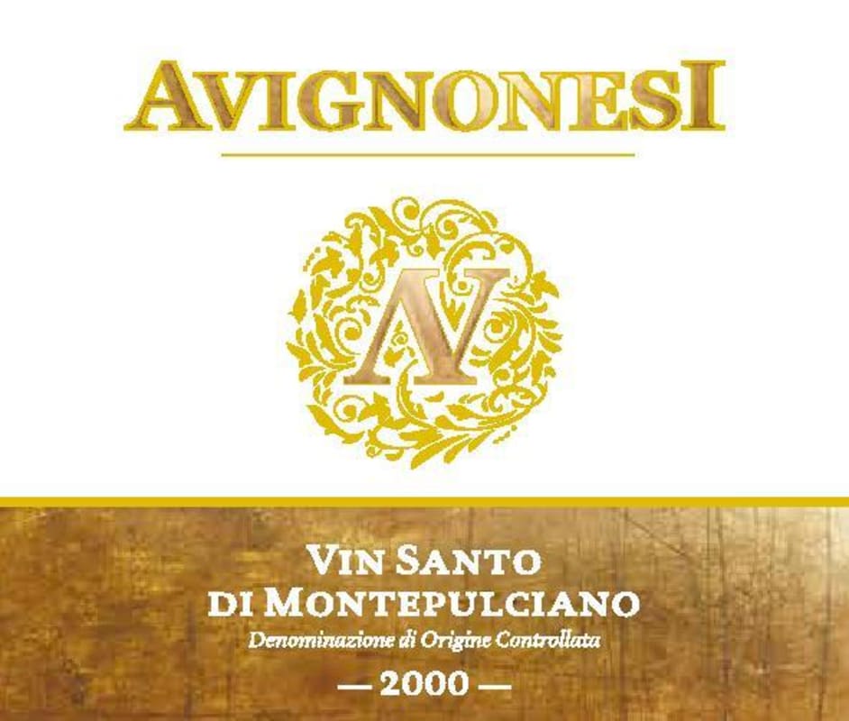 Avignonesi Vin Santo di Montepulciano 2000 Front Label