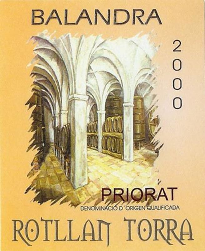 Rotllan Torra Balandra 2000 Front Label