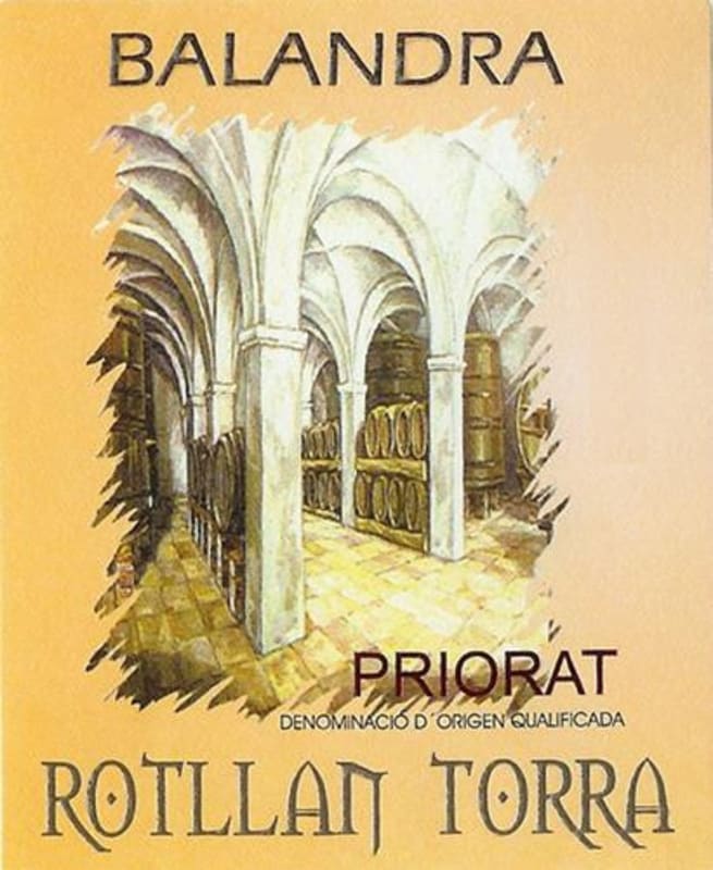 Rotllan Torra Balandra 2001 Front Label