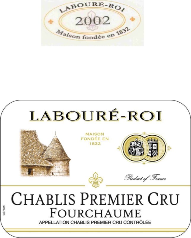 Laboure Roi Chablis Fourchaume Premier Cru 2002 Front Label