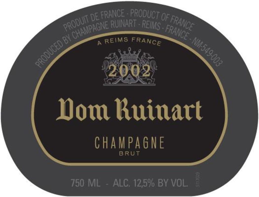 Ruinart Brut 2002 Front Label