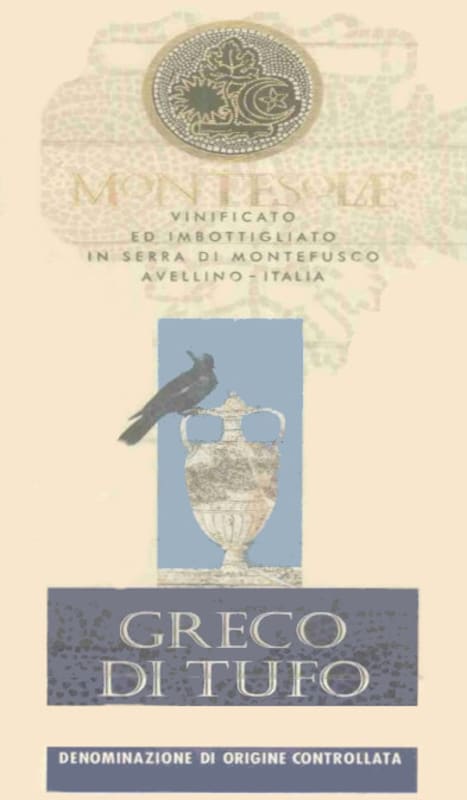 Montesole Greco di Tufo 2002 Front Label