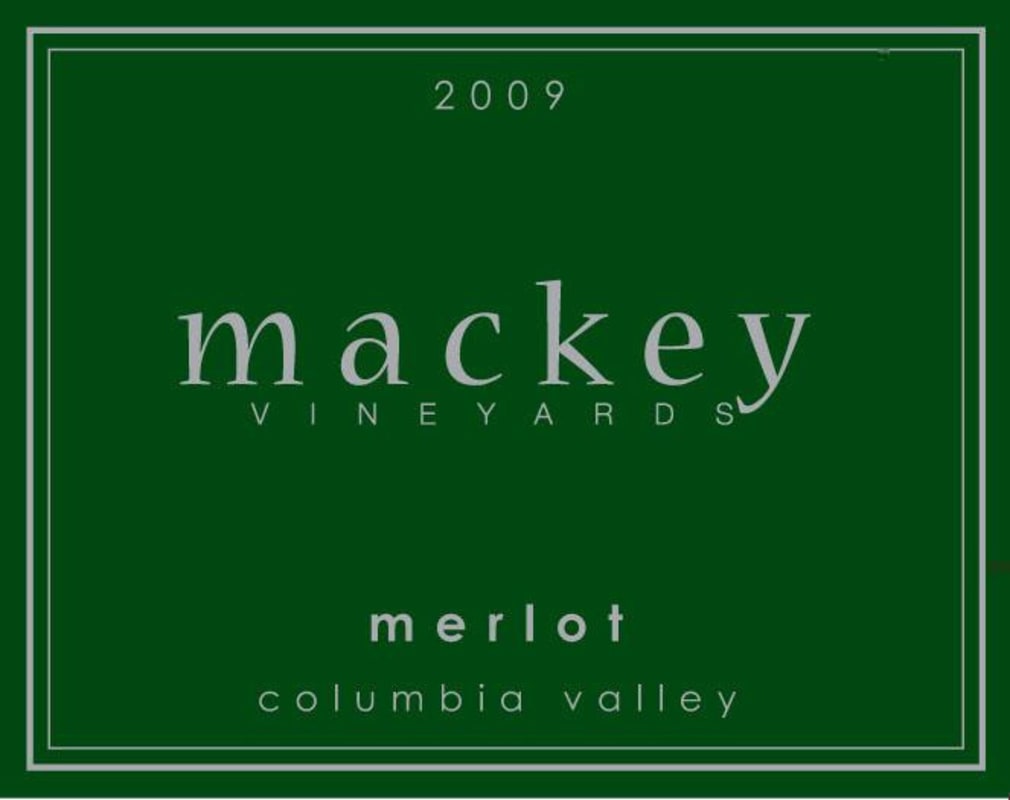 Mackey Vineyards Merlot 2009 Front Label