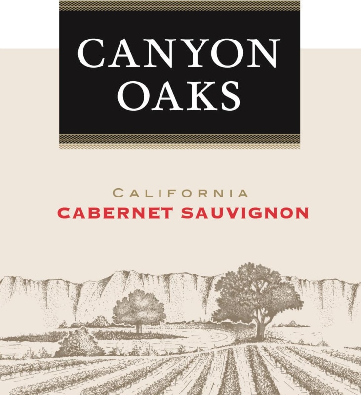 Canyon Oaks Cabernet Sauvignon 2015 Front Label