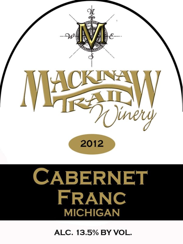 Mackinaw Trail Winery Cabernet Franc 2012 Front Label