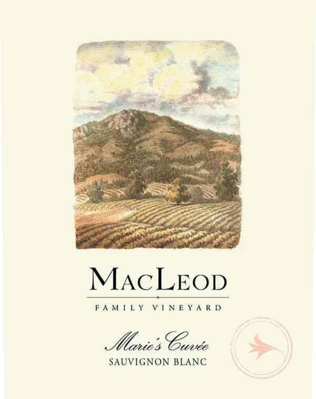 MacLeod Family Vineyard Maries Cuvee Sauvignon Blanc 2014 Front Label