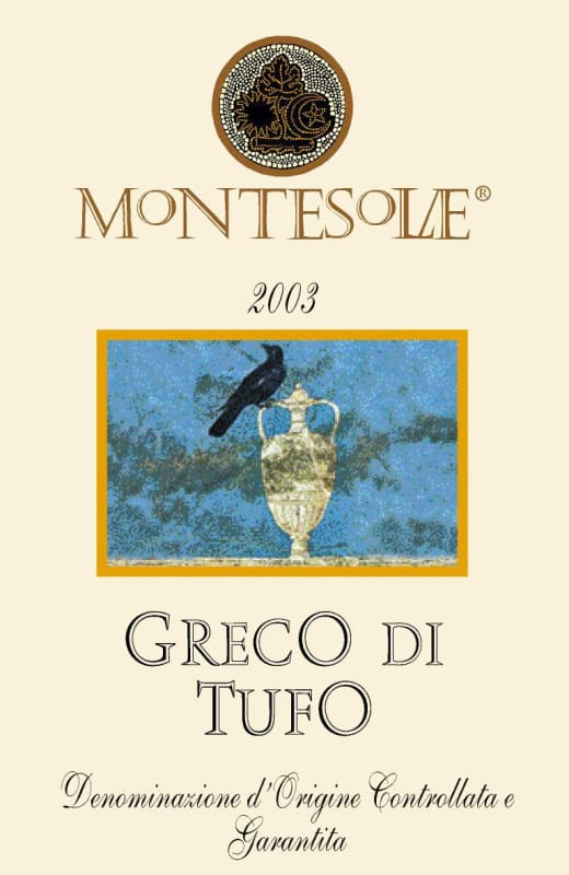 Montesole Greco di Tufo 2003 Front Label