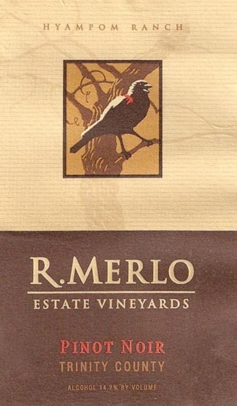 Merlo Family Estate Vineyards Pinot Noir 2005 Front Label