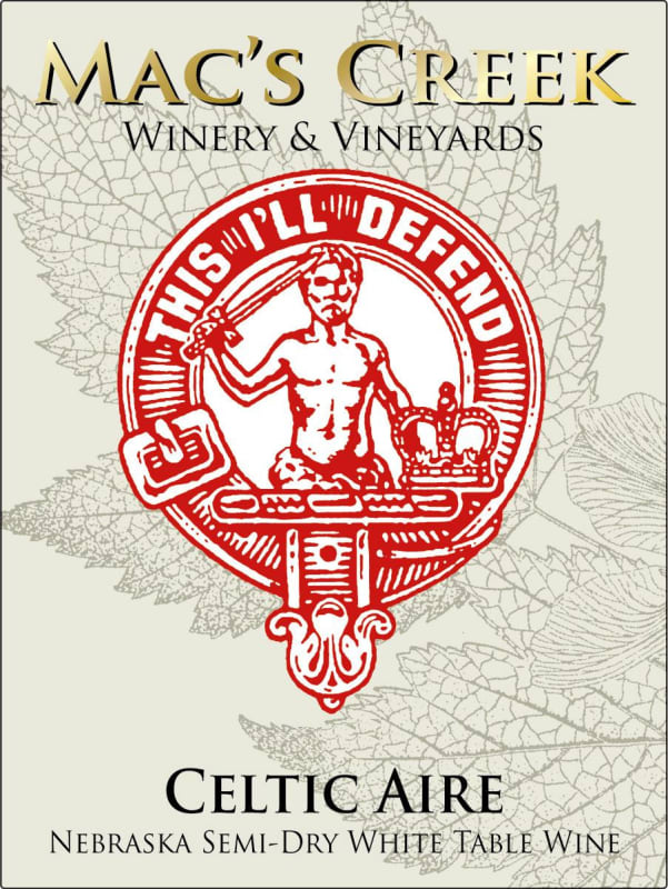 Mac's Creek Vineyards & Winery Celtic Aire 2011 Front Label