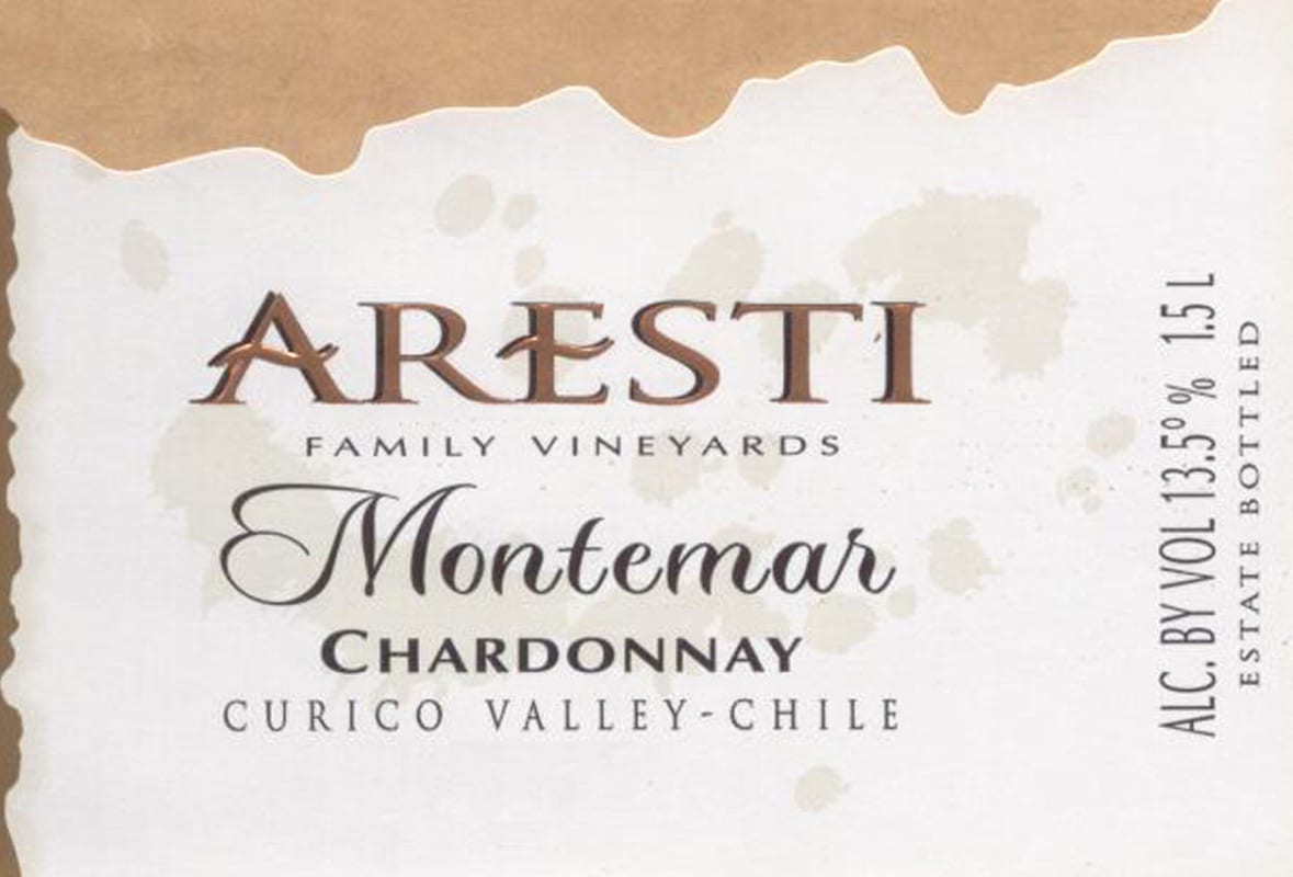 Aresti Montemar Chardonnay 2003 Front Label