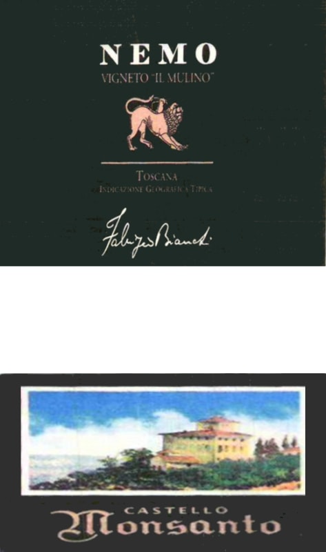 Castello di Monsanto Toscana Nemo 2003 Front Label