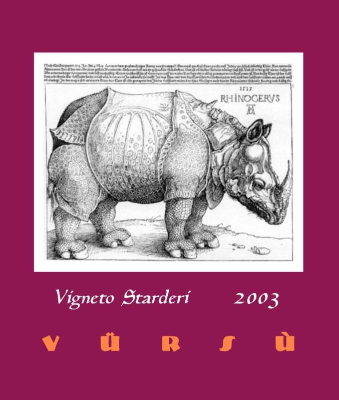 La Spinetta Barbaresco Vursu Vigneto Starderi 2003 Front Label