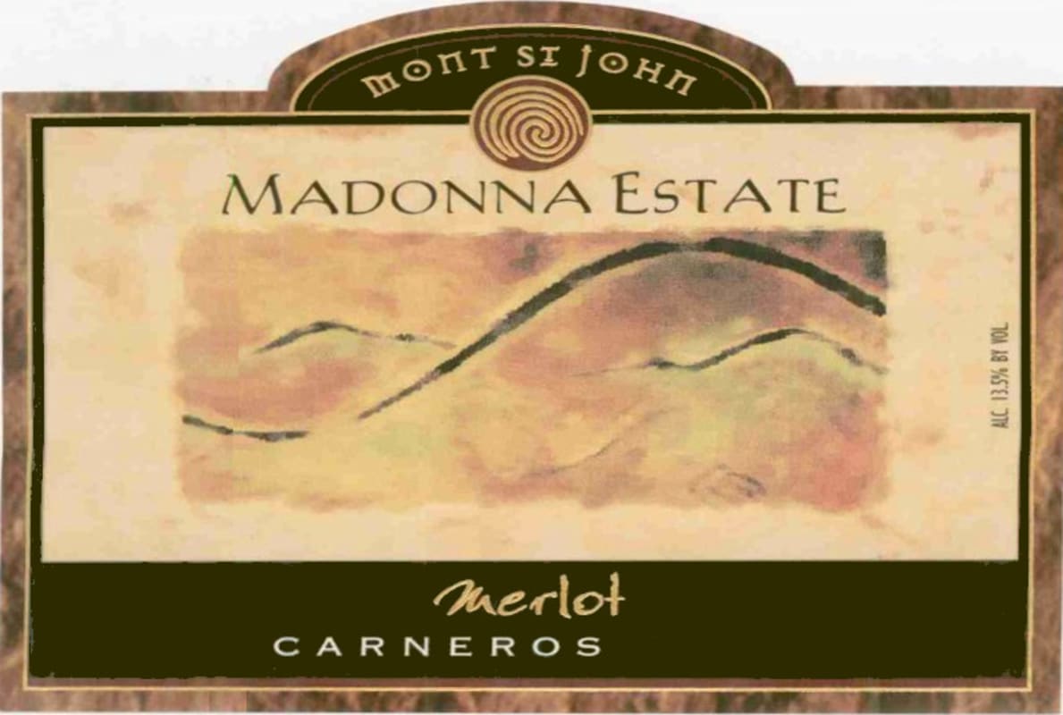 Madonna Estate Merlot 2005 Front Label