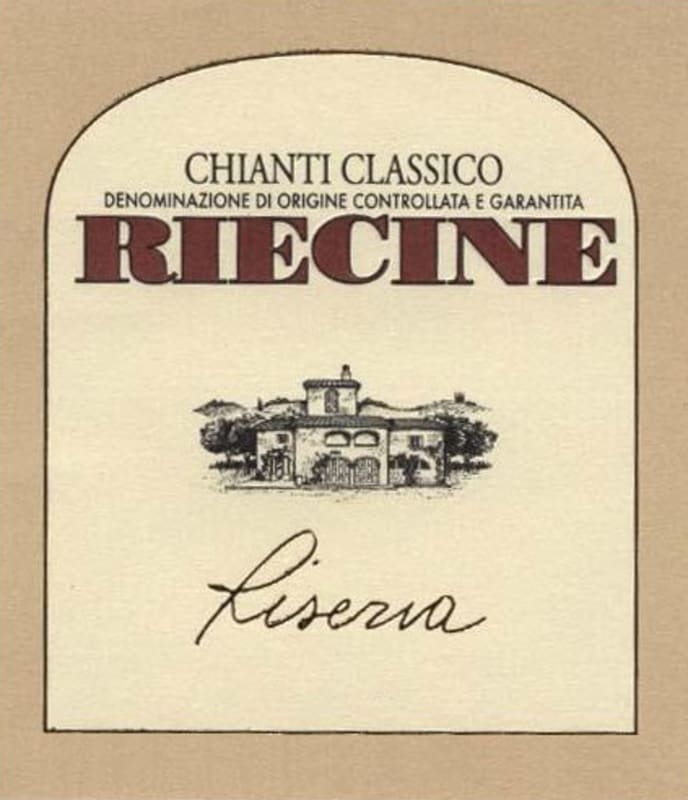 Riecine Chianti Classico Riserva 2004 Front Label