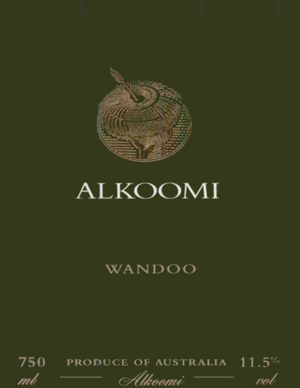Alkoomi Wandoo Semillon 2004 Front Label