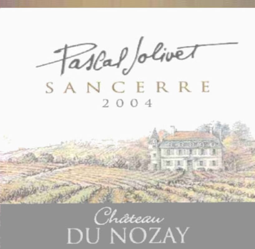 Pascal Jolivet Sancerre Chateau Du Nozay 2004 Front Label