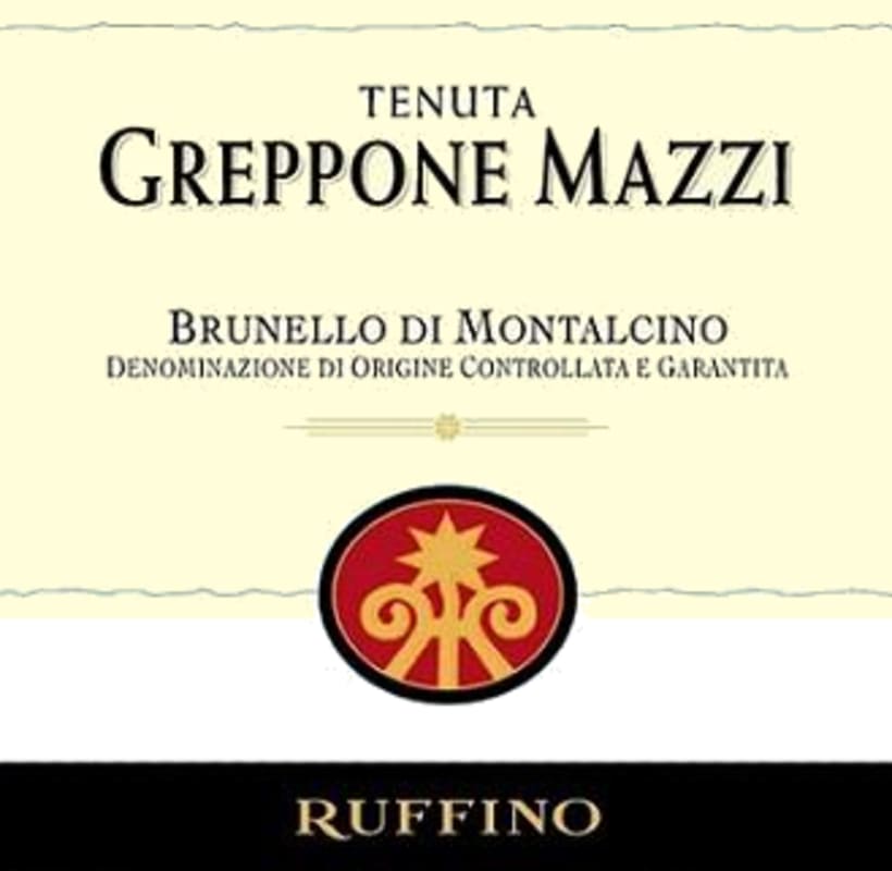 Ruffino Brunello di Montalcino Greppone Mazzi 2004 Front Label