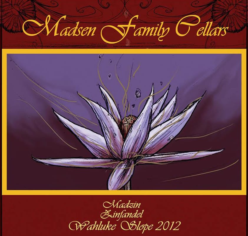 Madsen Family Cellars Madzin 2012 Front Label