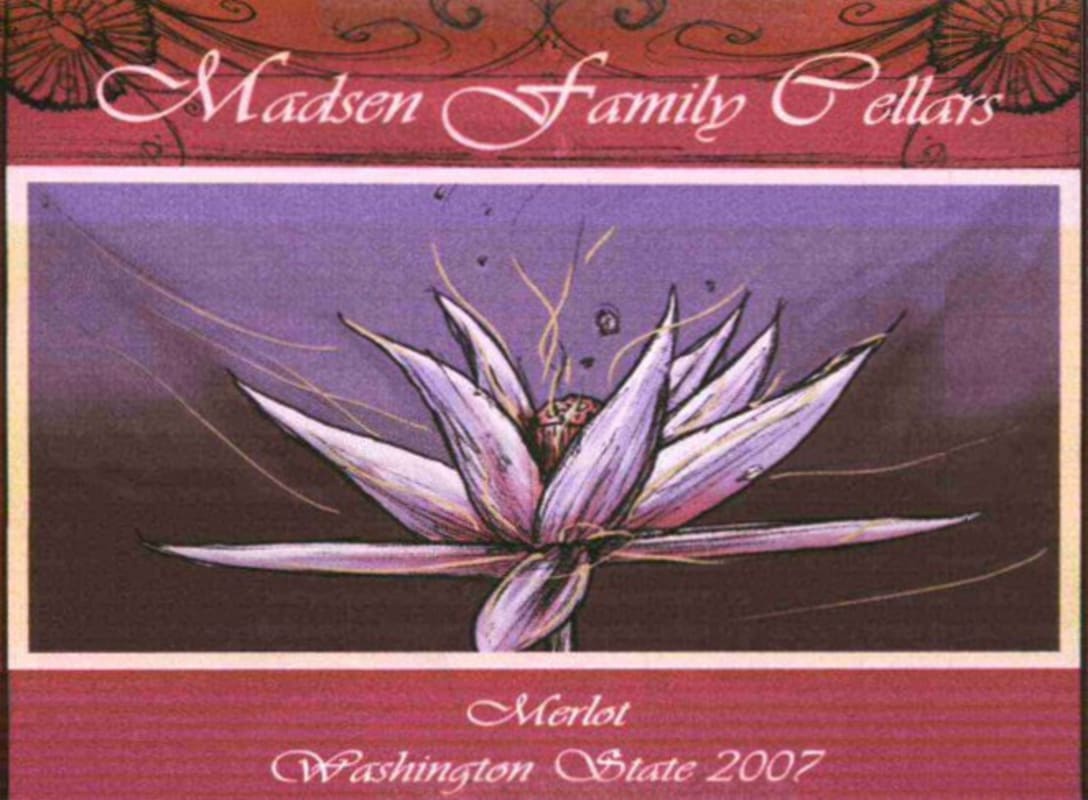 Madsen Family Cellars Merlot 2007 Front Label