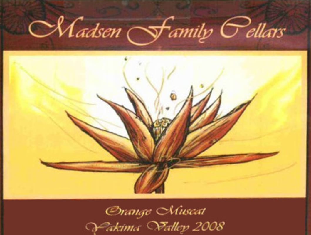 Madsen Family Cellars Orange Muscat 2008 Front Label