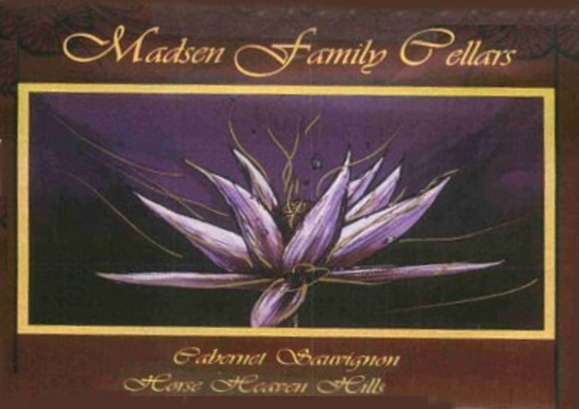 Madsen Family Cellars Horse Heaven Hills Cabernet Sauvignon 2009 Front Label